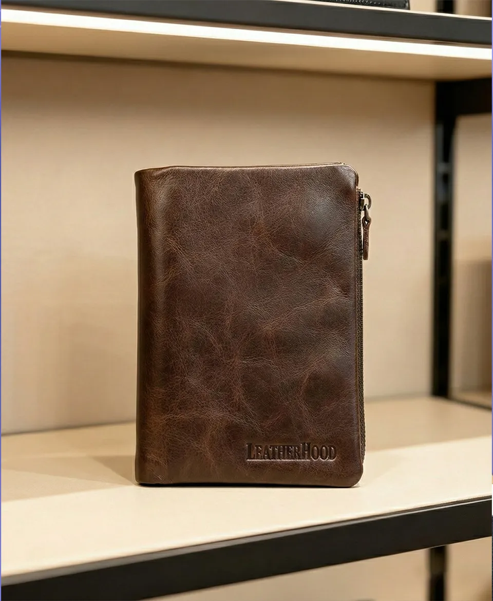 LeatherHood Semi Long Wallet - Image 4