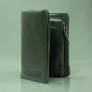𝐋𝐞𝐚𝐭𝐡𝐞𝐫𝐇𝐨𝐨𝐝 𝐒𝐞𝐦𝐢-𝐥𝐨𝐧𝐠 𝐖𝐚𝐥𝐥𝐞𝐭 -- (Green Olive)