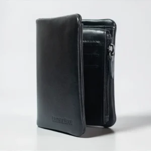 𝐋𝐞𝐚𝐭𝐡𝐞𝐫𝐇𝐨𝐨𝐝 𝐒𝐞𝐦𝐢-𝐥𝐨𝐧𝐠 𝐖𝐚𝐥𝐥𝐞𝐭 -- (Black)